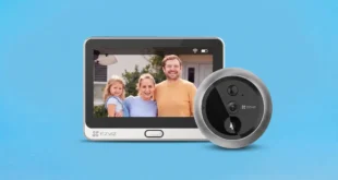 Spioncino digitale EZVIZ DP2C con schermo da 4,3 pollici a pulsanti